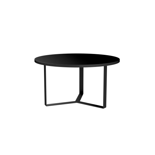 STOLIK KAWOWY Metalowy Blat Czarny Płyta MDF  STK-921